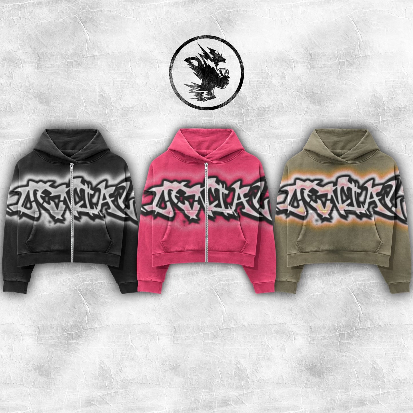 Denial “GRAFFITI” Zip Up