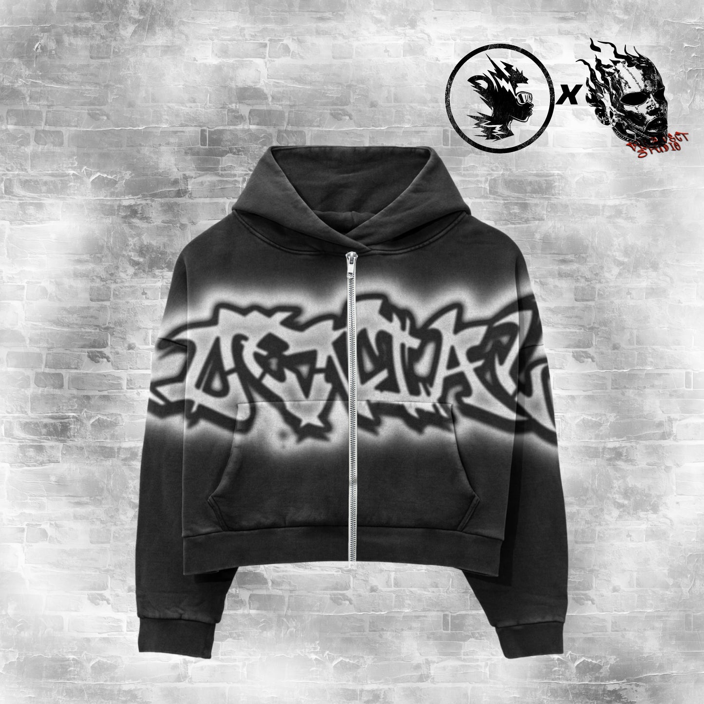 Denial “GRAFFITI” Zip Up